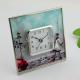 Shinny Gifts Fashion Simple Design On/Off On top Desk Clock Home Decorative