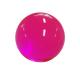 3 4 5 inch transparent colored resin ball UV ball glow in dark glitter ball