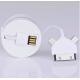 2017 new design Round shape extended multi usb cable 3in1original micro usb data cable