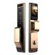 Champagne Gold Face Recognition Door Lock Intelligent For Office Hotel