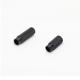 Precision CNC Machined Aluminum Parts , Custom Aluminum Parts Knurled Plug Sleeve