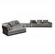 Contemporary Modern Design Fabric Corner L Shaped Sectional Sofa