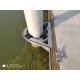 Sea Aluminum Pile Guide / Dock Anti Corrosion For Floating Bridge Pile Cap Floating Pontoon Dock