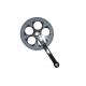 Steel Material Bicycle Spare Parts Chainwheel Sets Cottered 36T X 165mm