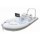 Durable Luxury Aluminum Rib Boat 216 Cm Width Impermeable Heavy Duty Deep - V Alloy Hull