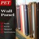 PET Environmentally Friendly Bamboo Charcoal PVC Marble Wall Panel Sheet