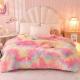 Multi Colors Thickened Warm Lamb Fleece Crystal Velvet Winter Quilt for Comfy Nights
