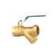 Rustproof Three Way Brass Ball Valve With Long Handle Female Threaded