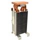Aluminum 4Pcs Heat Pipe Radiator With Cpu Cooler Plating Nickel ISO9001