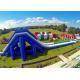 High Safety Giant Inflatable Slip And Slide , Inflatable Slippery Slide CE Certificated