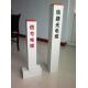 Gas Oil Warning Sign Post , Rectangle Fiberglass Marker Post For FRP Power Cable