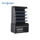 Air Curtain Food Display Cooler 850L Hypermarket Refrigerated Cabinet Case