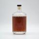 Base Selling 750ml Glass Whisky Bottles with Screen Printing Surface Handing