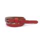 2.5cm Wide Women's Fashion Leather Belts Red Waist Strap For Promotional