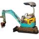 Blue Used Mini Excavator XN10-8 With Kawasaki Hydraulic Valve