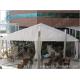 White PVC Fabric Cover Outdoor Event Tent , wind resistant tent with White Roof Lining