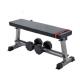 Black L105cm Fitness Exercise Bench , 200kg Sit Up Weight Bench