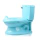 Blue Plastic Baby Training Potty EN71 Test Approved Pure Color Toliet Trainer for Childrens Potty Seat.