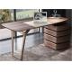 American Dark Walnut Wood Furniture Nordic design of Writing Desk Reading table in Home Study room Office Furniture