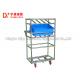 Low Power Consumption Stainless Steel Storage Trolley With Customized Color