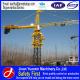 8t load QTZ80-6010 100m height tower crane