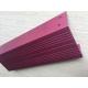Pink Anodized Standard Aluminum Extrusion Profiles With Cnc Drilling And Tapping
