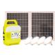 45W 16V Mini Small Solar Lighting System Kit LED Lamp With 4 Bulbs Fence Outdoor