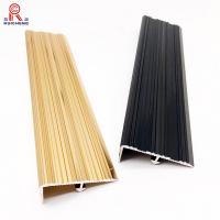 Anti Slip Safety Aluminium Stair Nosing Edge Trim Polishing / Anodizing Oxidation