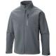 Breathable Mens Woven Jacket Soft Shell Fabric Water Resistant Windproof