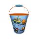 Lovely Galvanized Metal Buckets For Children , Mini Tin Buckets With Handle