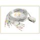 Siemens Hellige Bosch ECG Electrode Cable With 10 Leadwires Banana Gray Color