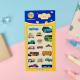 Professional OEM 3D Cartoon Stickers PVC Soft Film Foam Letter Stickers