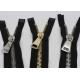 28 Inch Reversible Long Heavy Duty Metal Zippers Gold And Silver Teeth For Bags