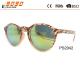 New arrival and hot sale of plastic  round sunglasses,suitable for men and women