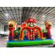 Kids Inflatable Bounce House Funny Castle With Silde PVC Tarpaulin