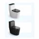 250mm Matte Black Ceramic Dual-Flush Floor Standing Toilet Bowl for Bathroom Standard
