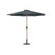 Steel Polyester Outdoor Sun Parasol , Large Waterproof Garden Umbrellas