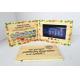 Foldable Lcd Screen Video Brochure With Matte Lamination Hardcover