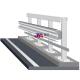 Galvanized W Beam Highway Guardrail with U Spacer Block For Roadside Protection System