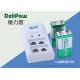 9V Rechargeable Battery Charger with Dual Slots and Foldable Plug