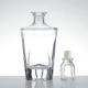 Base Material Glass Custom Color 350ml 550ml Square Glass Bottle for Fancy Vodka Liquor