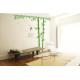 Self Adhesive Removable Wall Stickers Bamboo For Living Room