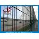 Powder Coated Twin / Double Wire Fence 200*50mm Wire Mesh Fence For Country