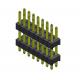 Pin Header 1000MΩ 2.54mm Dual Row DIP TYPE 2*2PIN To 2*40PIN H=2.54MM