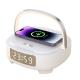 ABS Bluetooth Speaker Qi Charger 4.2  Version With Alarm Clock