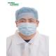 Disposable PP/SMS Non Woven Doctor Cap Head Cover Hair Net Surgical Doctor Hat With Elastic At Back