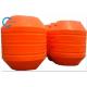 Impact Resistant PE Pipe Floaters for Sand/Slurry Dredging Pipeline in Yellow/Orange