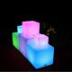 IP65 Waterproof Outdoor LED Cube Light 16 Colors Changing For Garden Stools