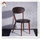 new metal ancient dining chair metal frame pu back and seat C6011
