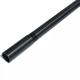 Black anodize threaded aluminium pipes tubes telescopic extrusion OEM supportive